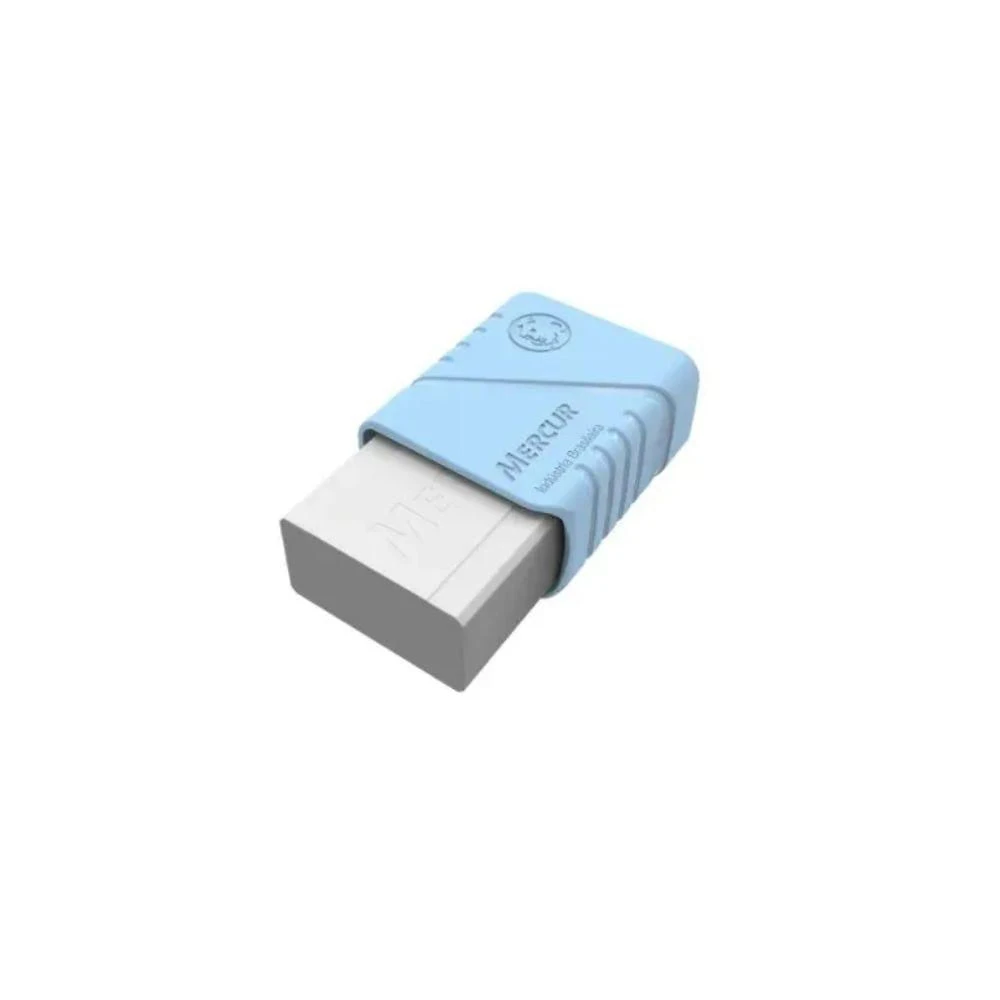 Borracha Mercur TR 18 com Capa Protetora Tons Pastel Apagamento Eficiente Uso Escolar e Profissional