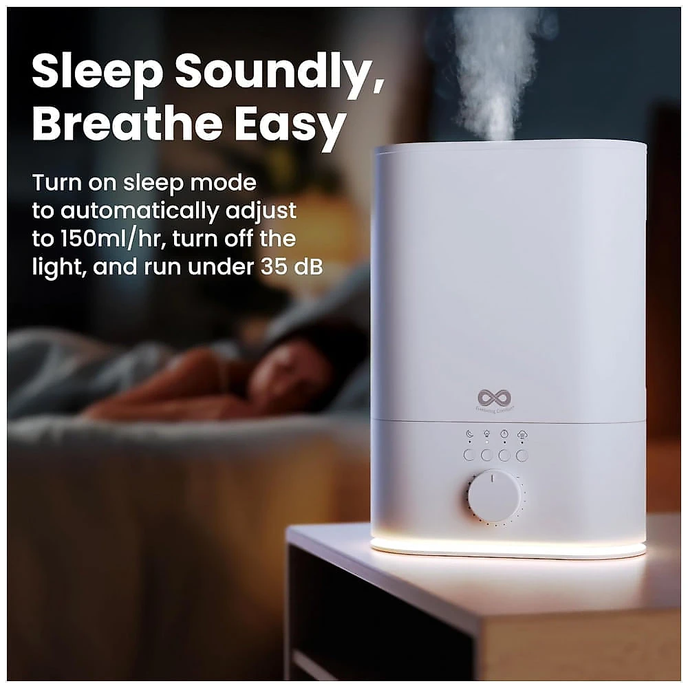 Umidificador Névoa Fria Everlasting Comfort Branco 6L Superior Preenchimento
