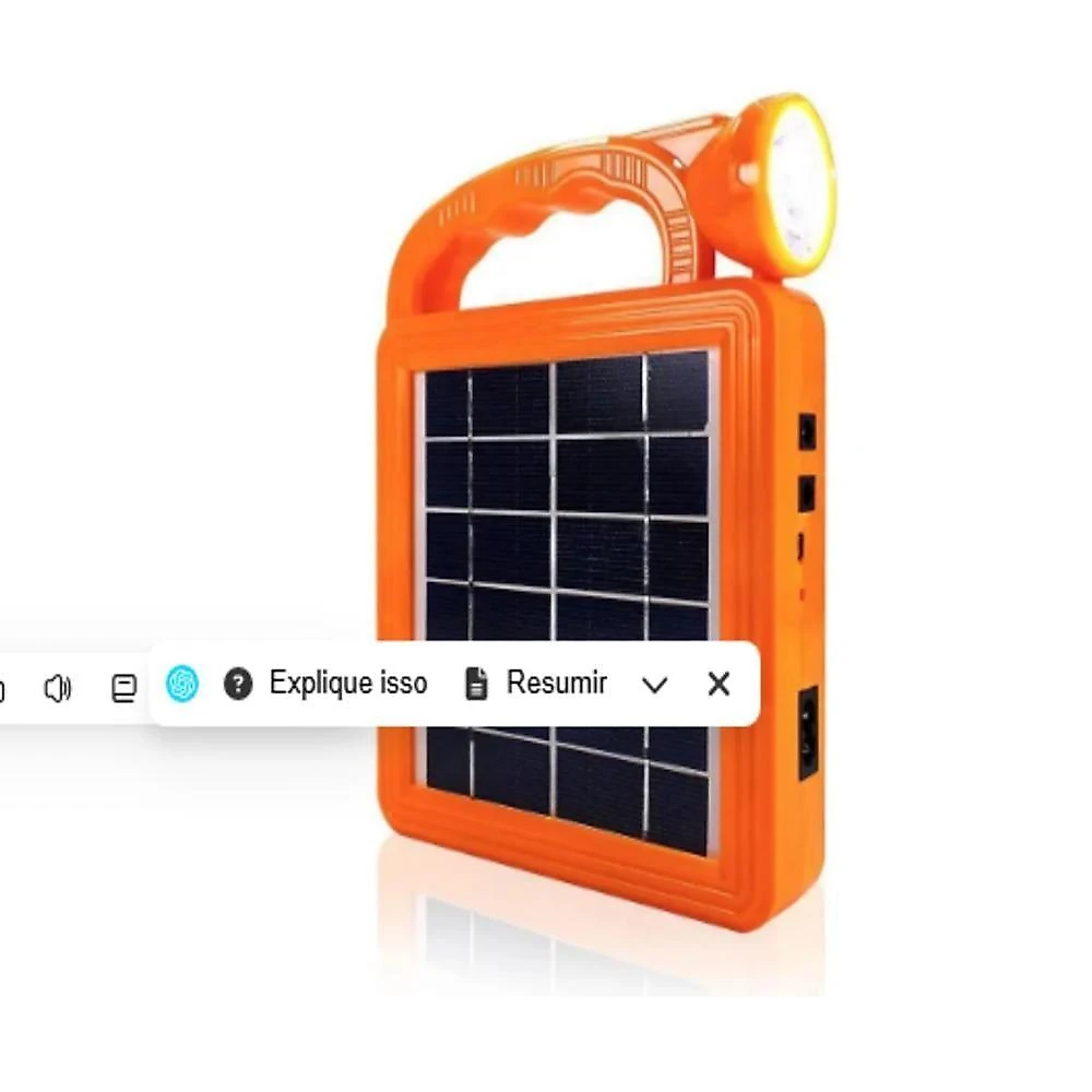 Kit Lanterna LED Recarregável de Emergência com Power Bank e Lâmpada Externa Yeet