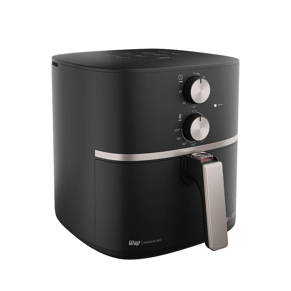 Fritadeira Air Fryer Wap 5,2L Grand Prosdócimo 1500W Preta 220V