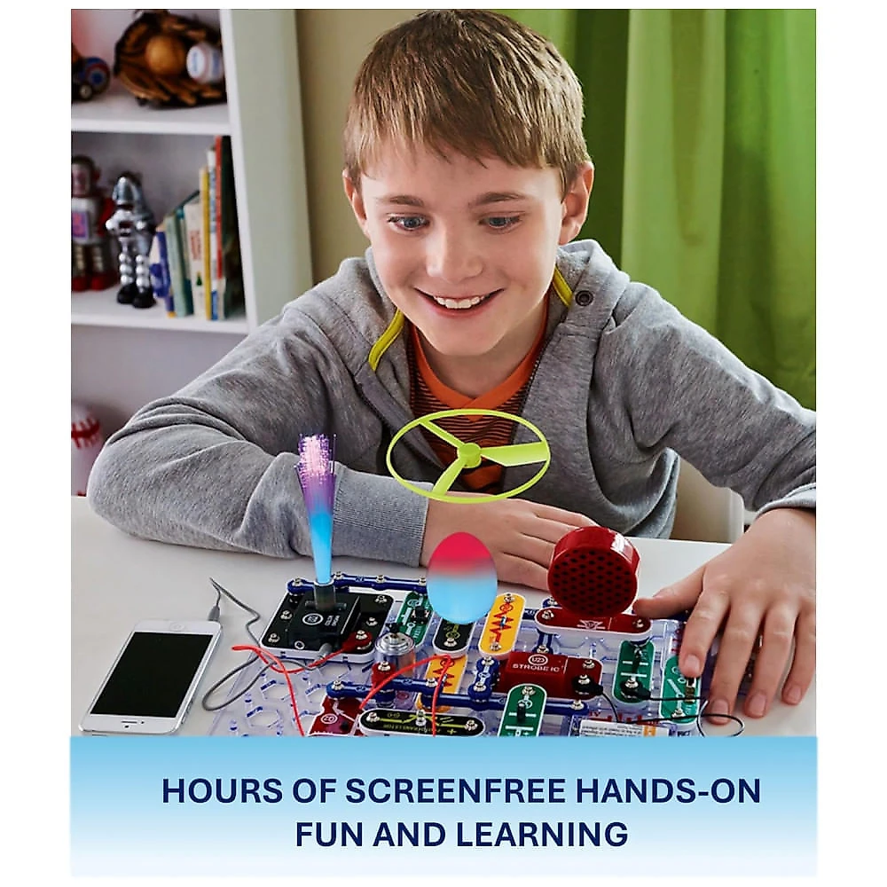 Snap Circuits LIGHT – Kit Educacional de Eletrônica com Mais de 175 Projetos para Crianças a Partir de 8 Anos