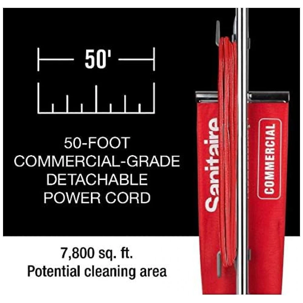 Aspirador de Pó Vertical Ensacado Sanitaire SC886G, 110V, Vermelho