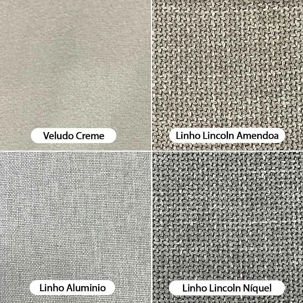 Cama Box Queen Cama com Cabeceira Estofada Veludo Lincoln Níquel