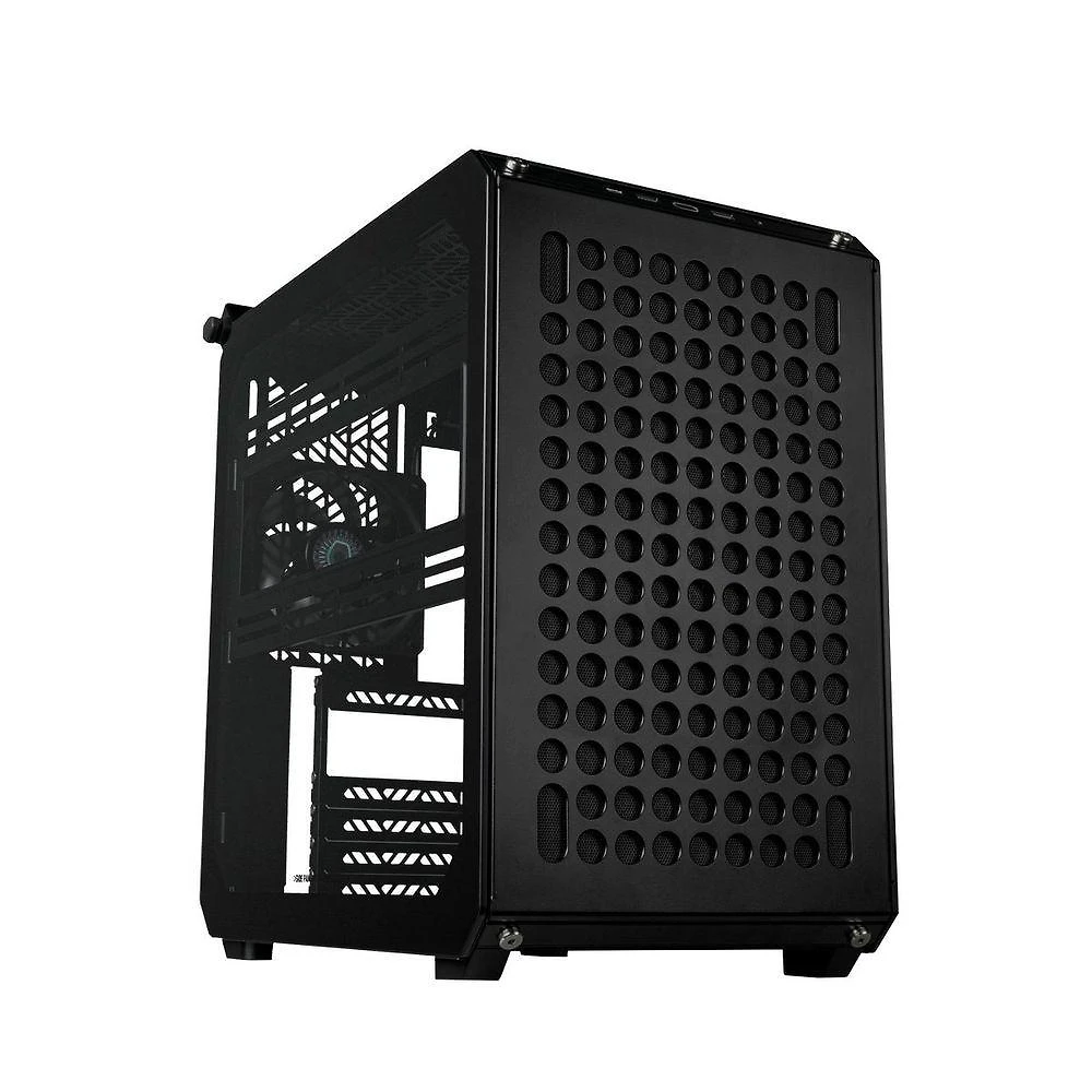 Gabinete para Computador Qube 500 Flatpack em Aço com Painel Transparente Preto Cooler Master