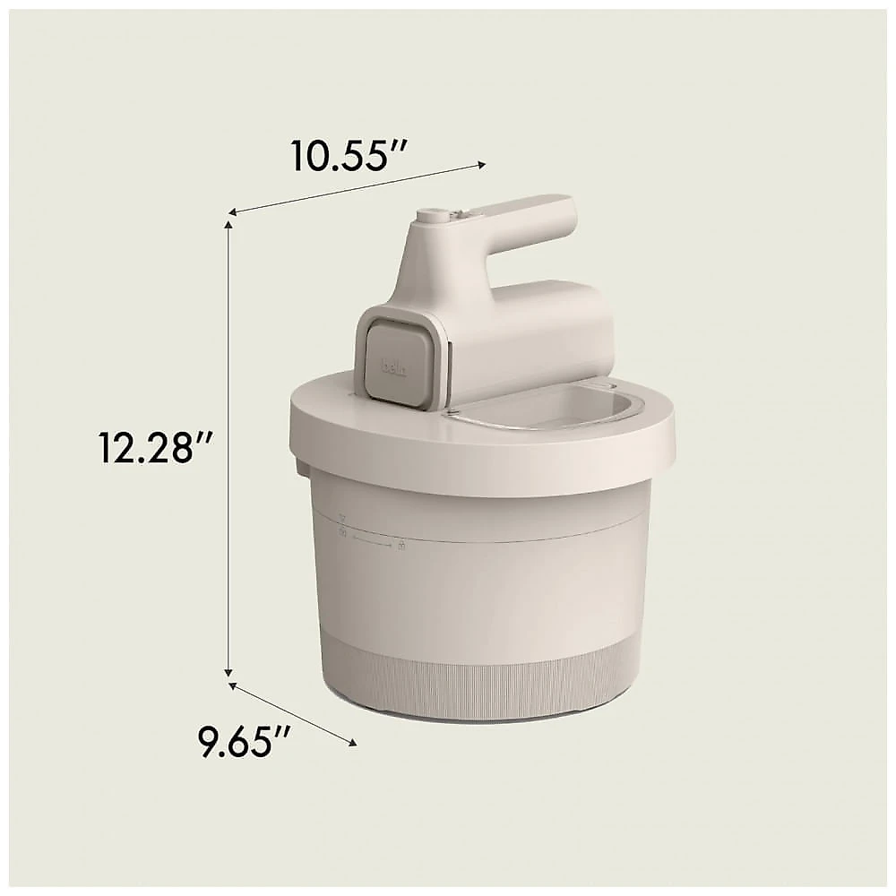 BELLA Mixer 3,5L 2 em 1: Batedeira de Mão e Base, 200W, Multiuso com Tigelas e Acessórios