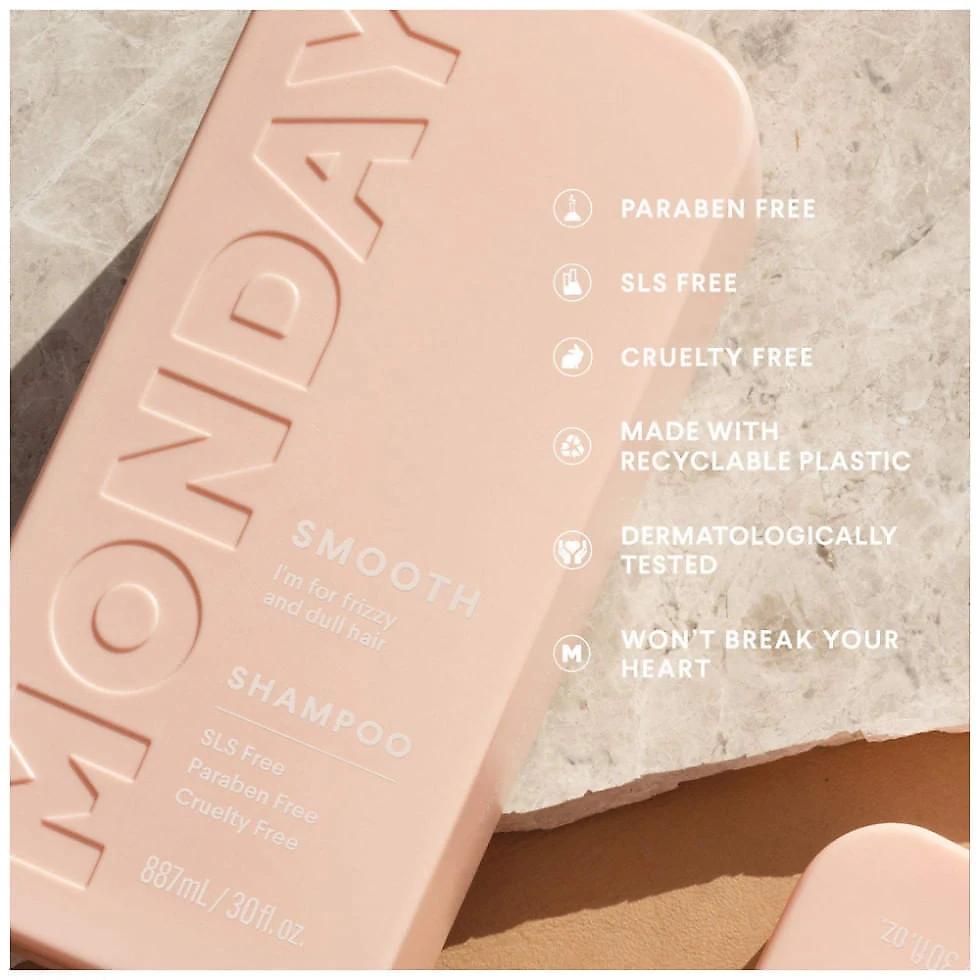 MONDAY HAIRCARE Shampoo e Condicionador 798mL para Limpeza Nutricao Suavidade sem Parabenos