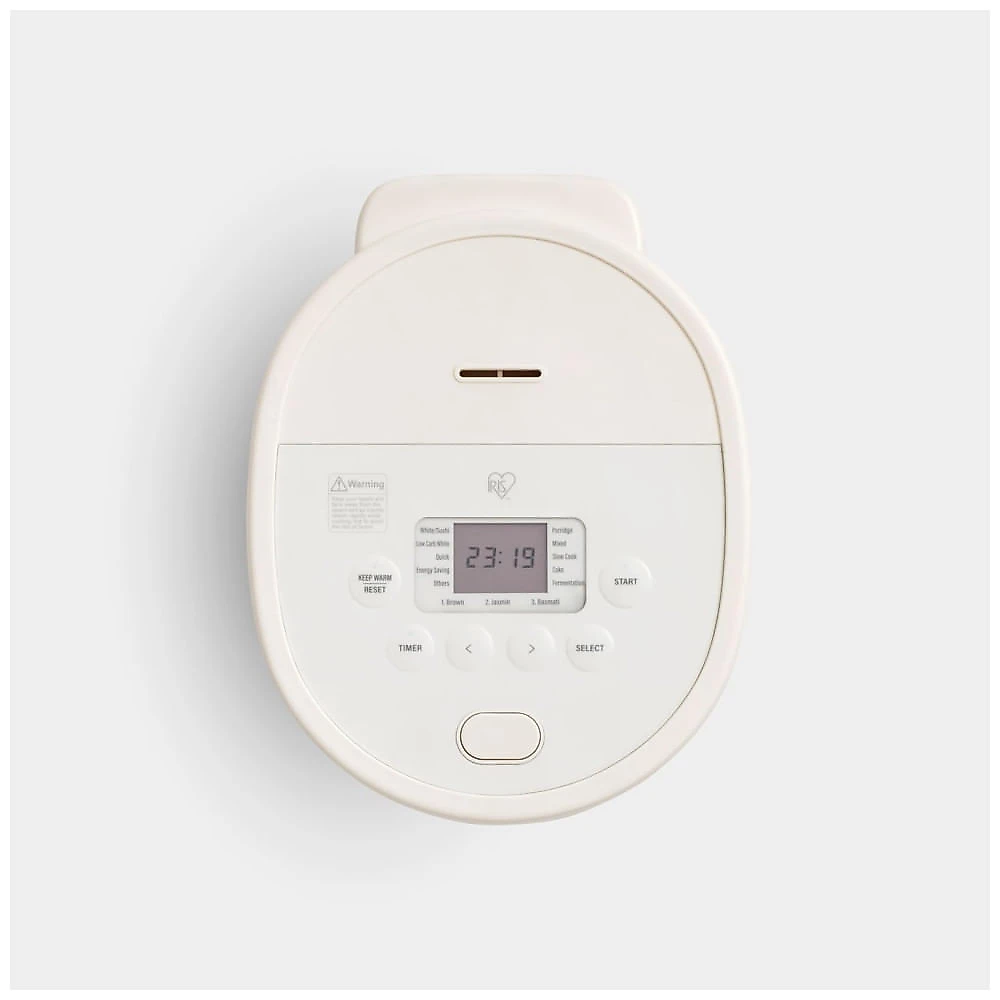 IRIS USA MICOM ARROZ JAPONES. 3 xícaras por 6 xícaras cozidas. Appliance de cozinha lógica difusa com predefinições de