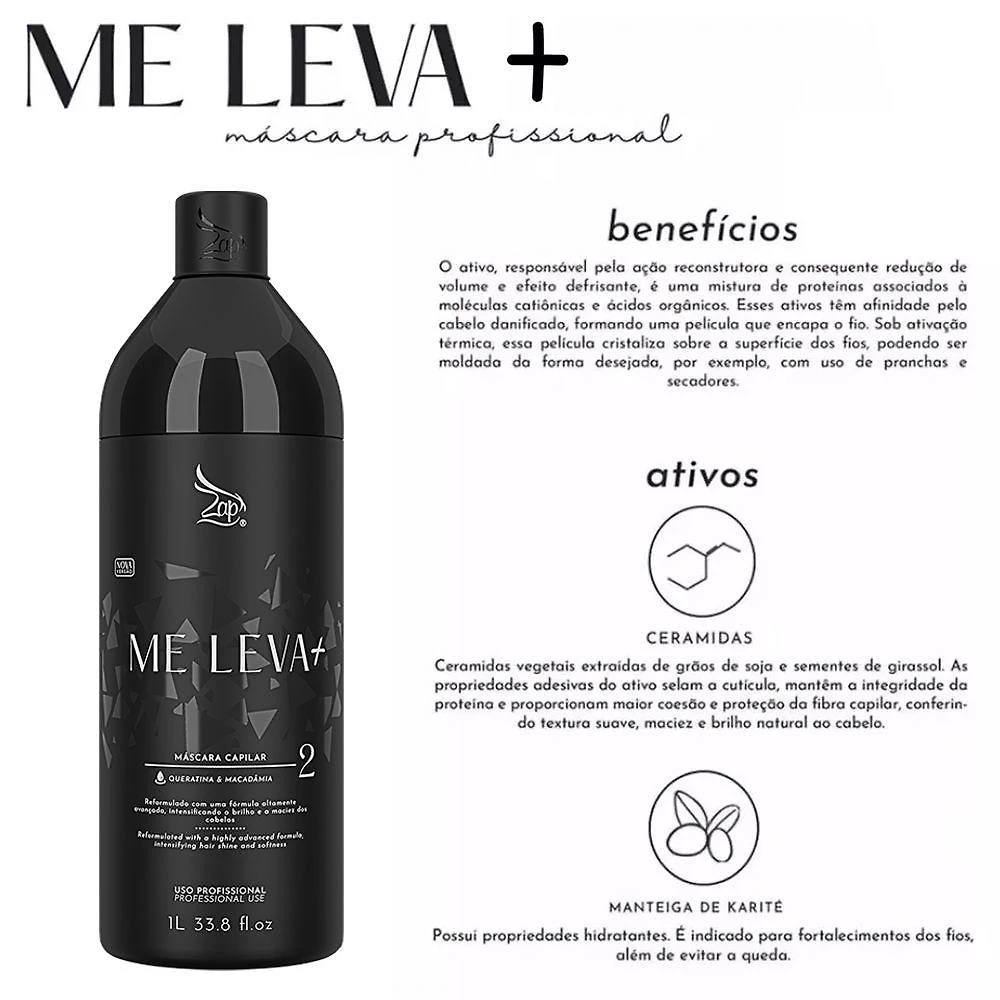 Miniatura Escova Progressiva Zap Me Leva Lançamento Nova A Original.envio Imediato.