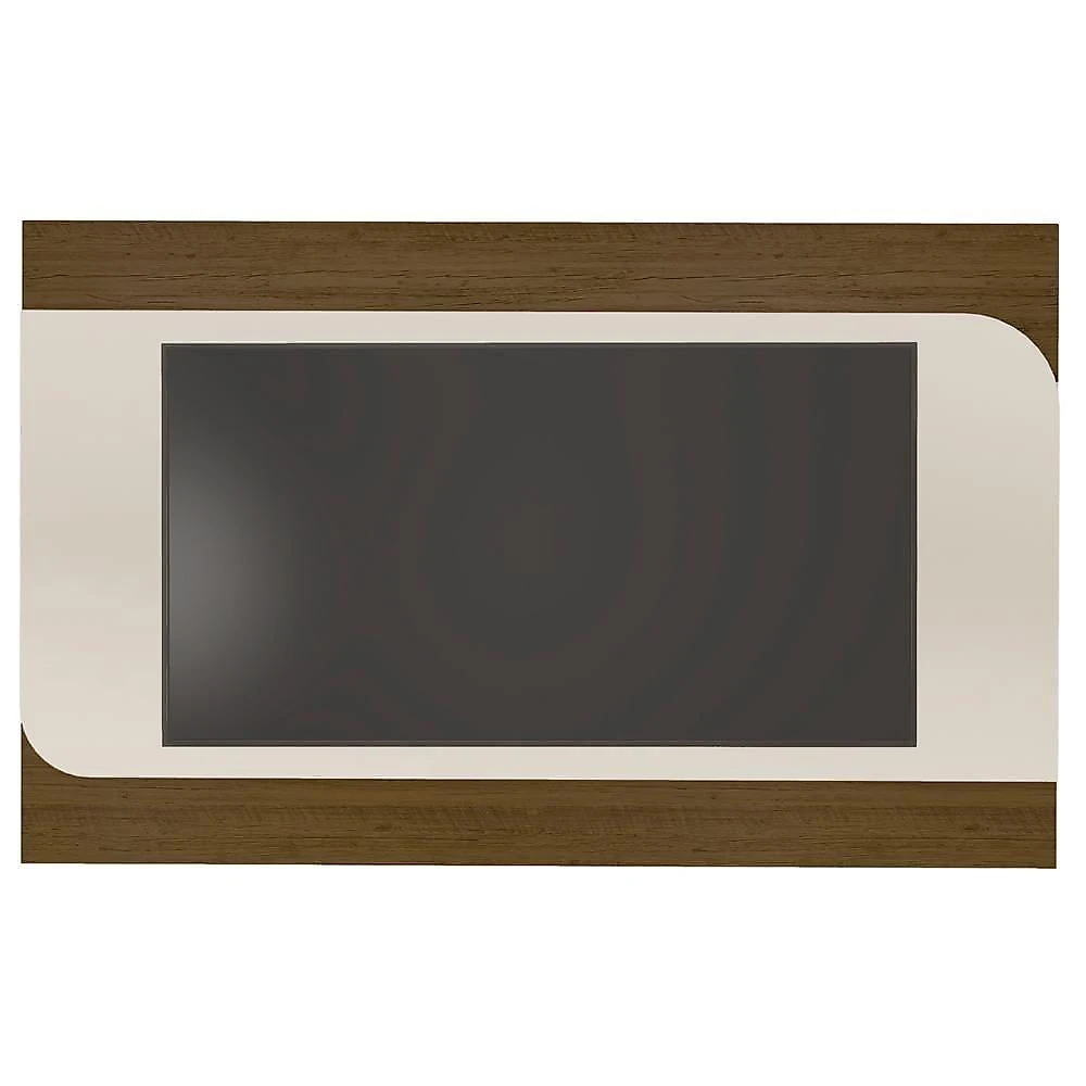 Painel TV 86 Polegadas 220cm Suspenso Reno Pinho Off White A09 - Mpozenato