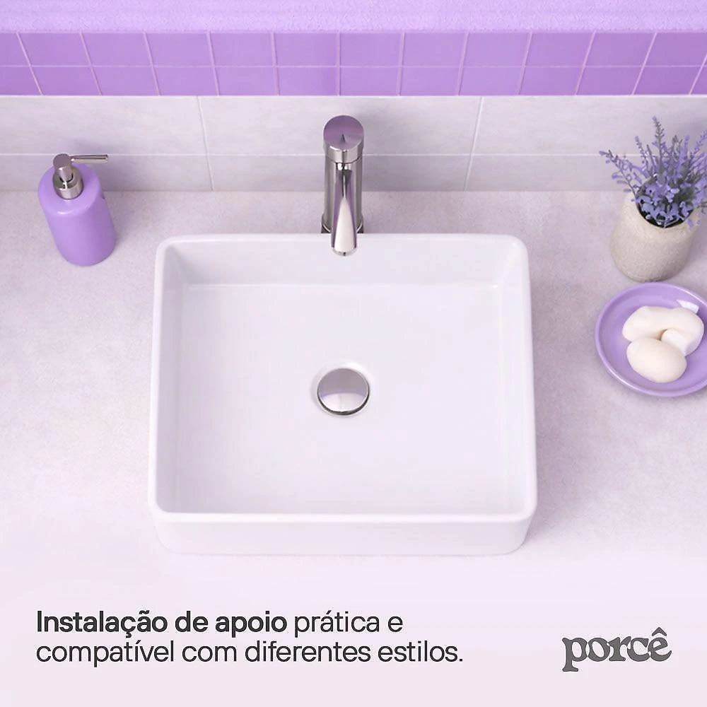 Cuba de sobrepor porcê laguna (pcc3617a-br)