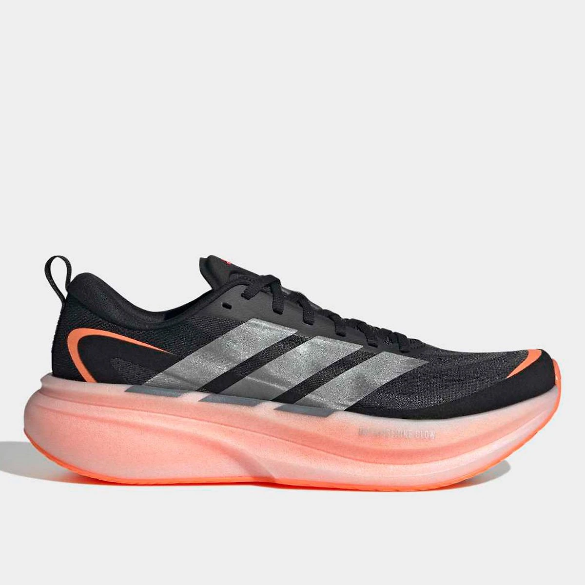 Miniatura Tênis Adidas Supernova Glide Masculino Preto+Laranja - 38
