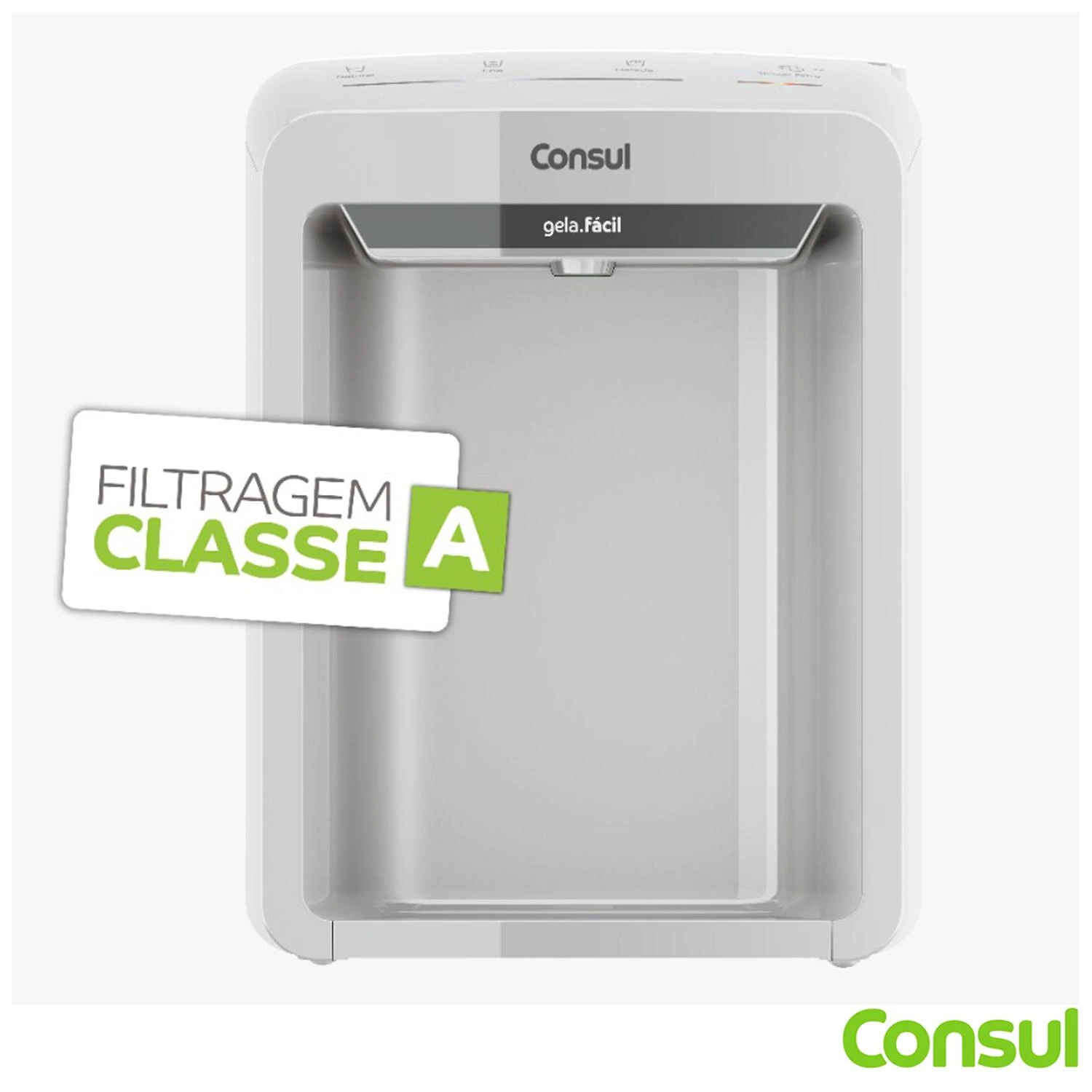 Purificador de Água Consul Eletrônico com Refrigeração CPB33AB Bivolt