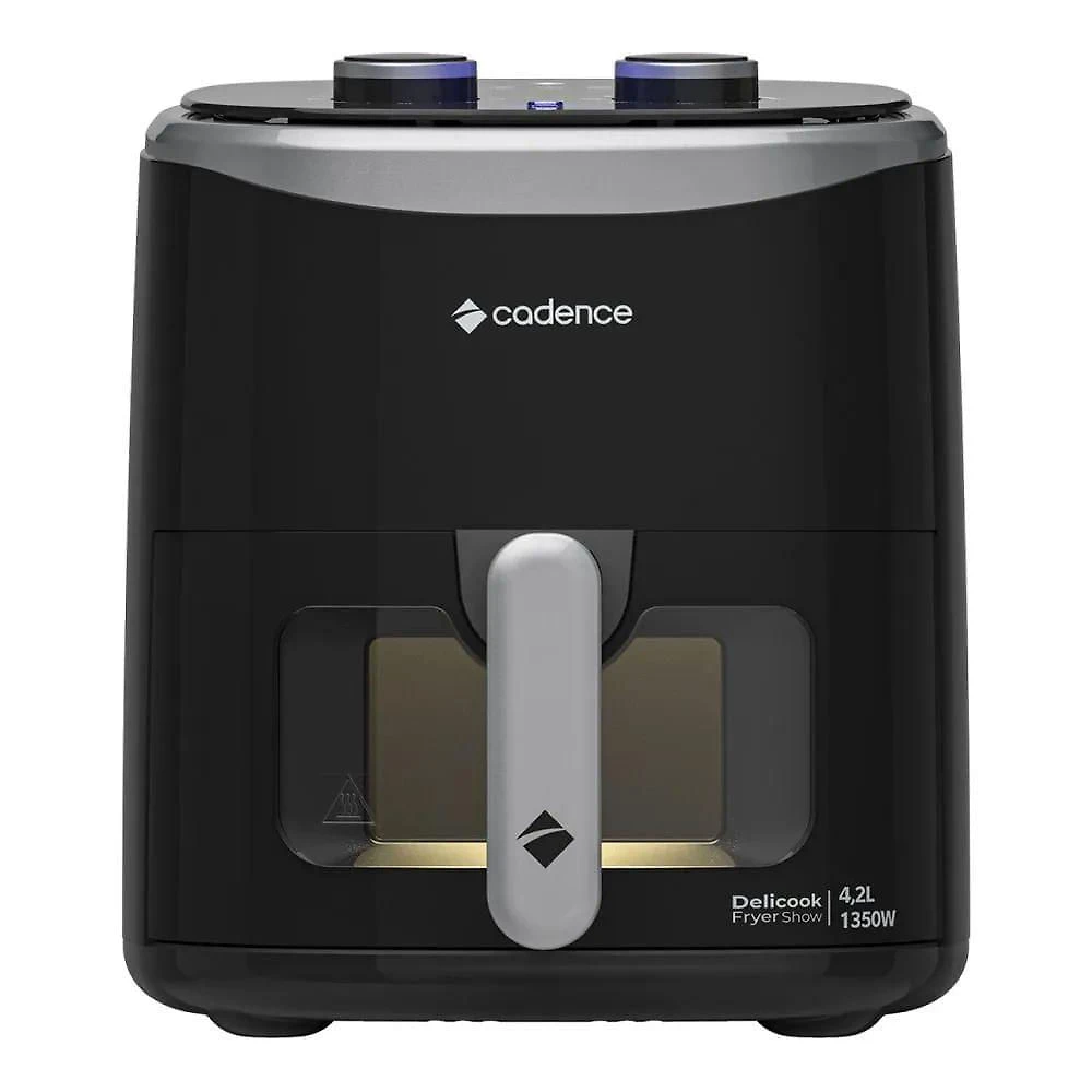 Fritadeira Sem Óleo 4,2L Cadence Com Visor Delicook Fryer Show 110V
