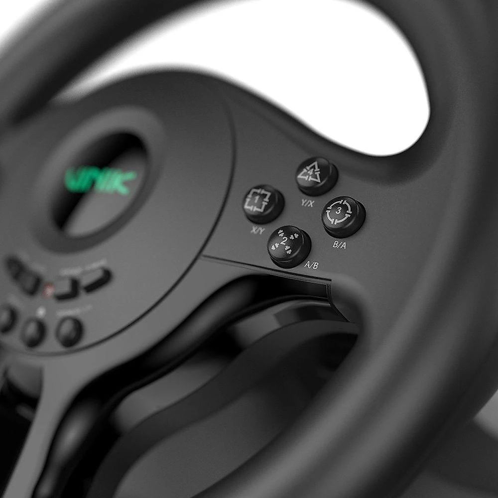 Volante Gamer Com Pedal Gw180 Vinik Para Pc - Ps4 - Xbox - Switch