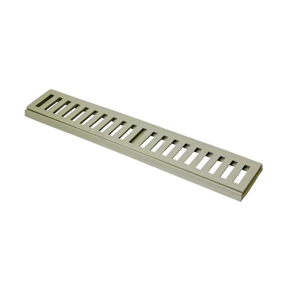 Ralo Grelha Linear com Caixilho Alumínio Fundido 15x50cm Bege GDA Industria e Distribuidora