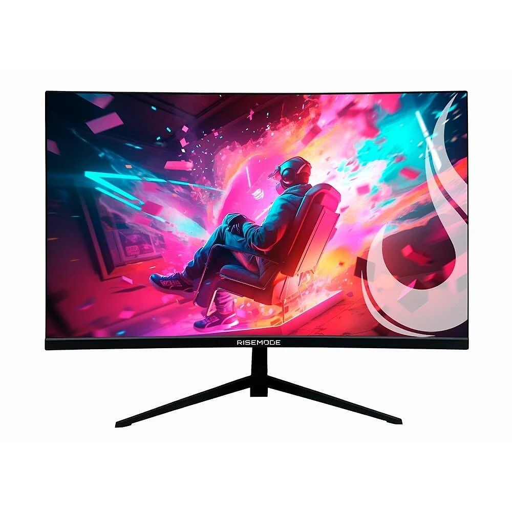 Miniatura Monitor Gamer Rise Mode 27", QHD Curvo, 165Hz, 1ms, IPS, HDMI e DisplayPort, sRGB 99%, Preto - RM-MOG-27C1652K-B