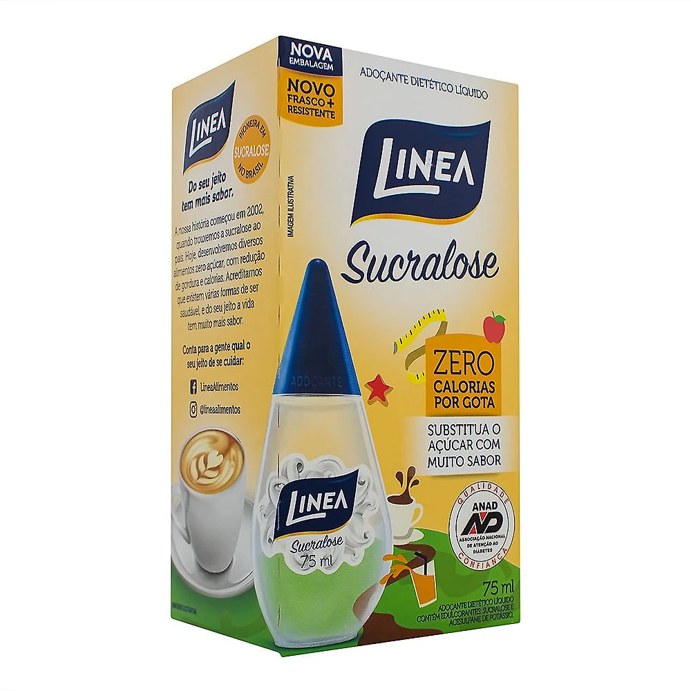 Adoçante Linea Sucralose Gotas 75ml