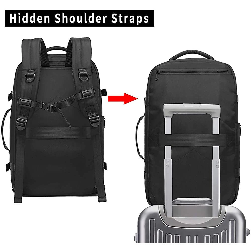 BANGE 1916 Mochila para Laptop 50 cm À prova DÁgua Preto