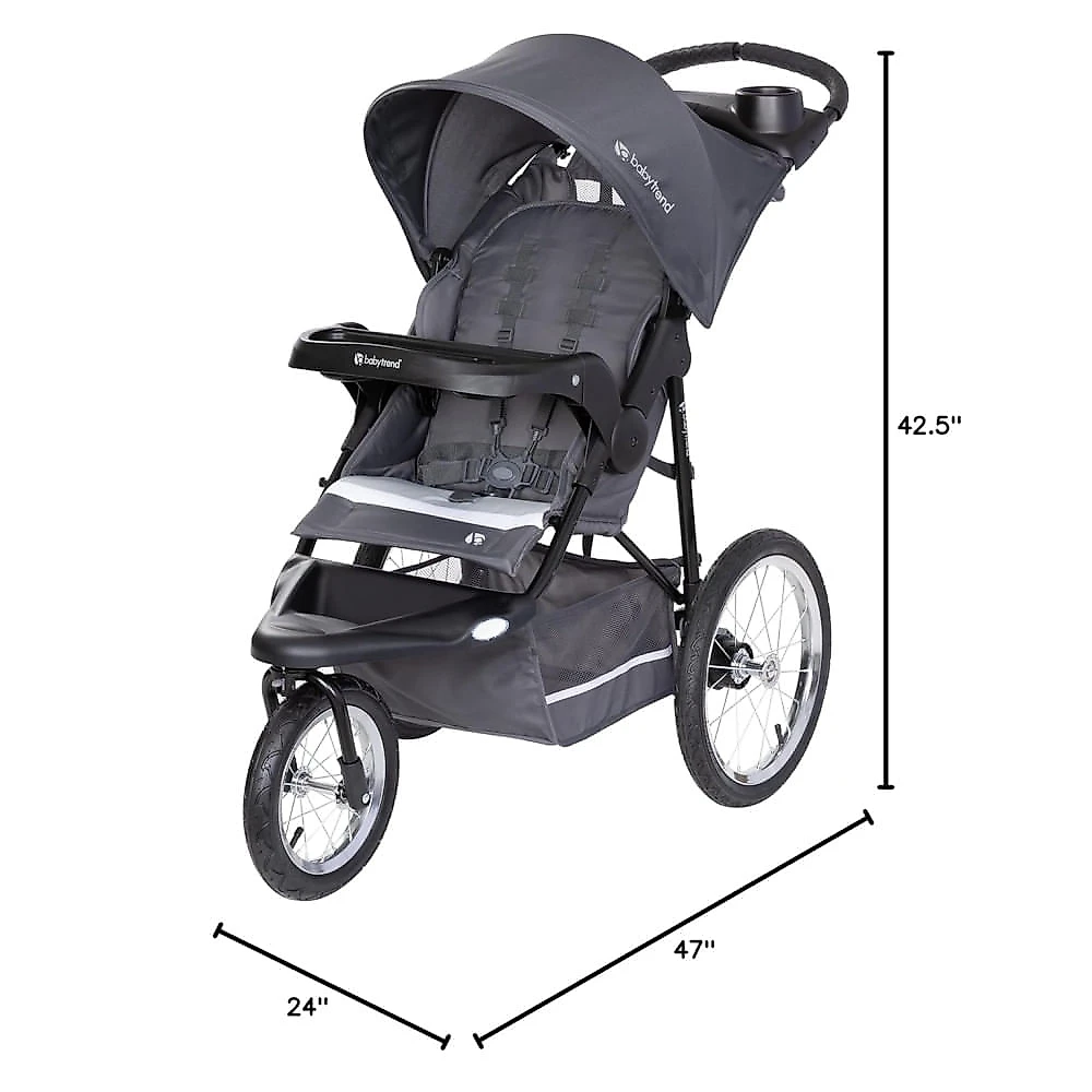 Carrinho de Bebê Baby Trend Expedition Jogger, Cinza