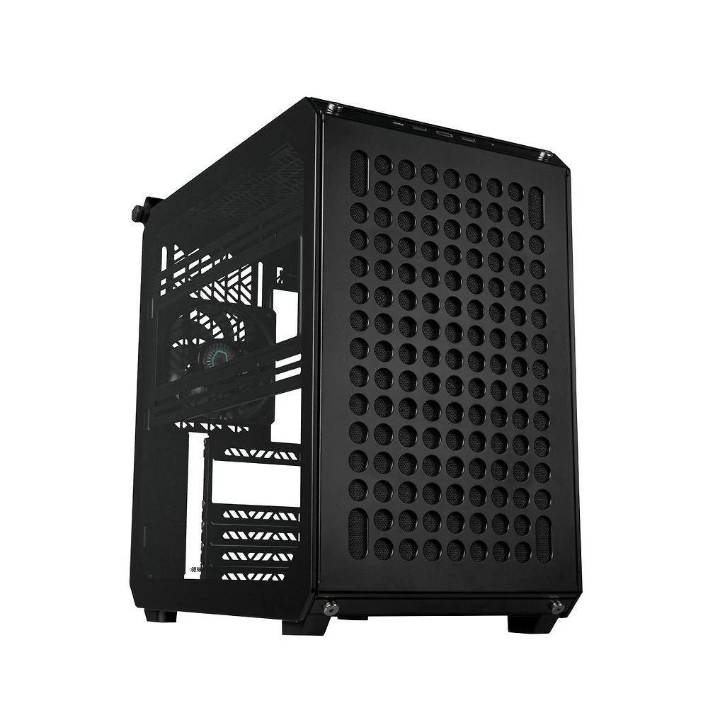 Gabinete Qube 500 Flatpack Modular EATX Aço com Montagem Preto Cooler Master