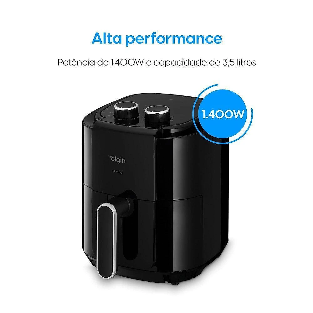 Fritadeira Air Fryer Elgin Start Fry Air Circuit 3,5L 1400W 220V