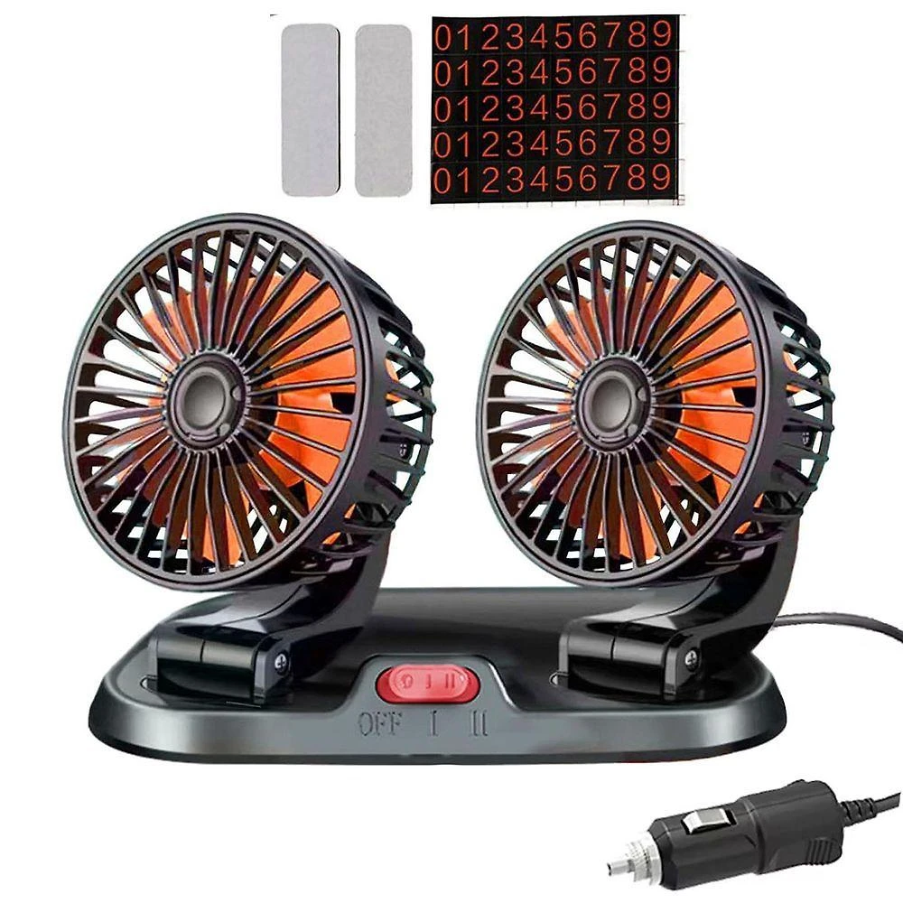Ventilador Veicular Mundo LGBT 10CM 5 Pás 2 Velocidades SU-VEN2-24V