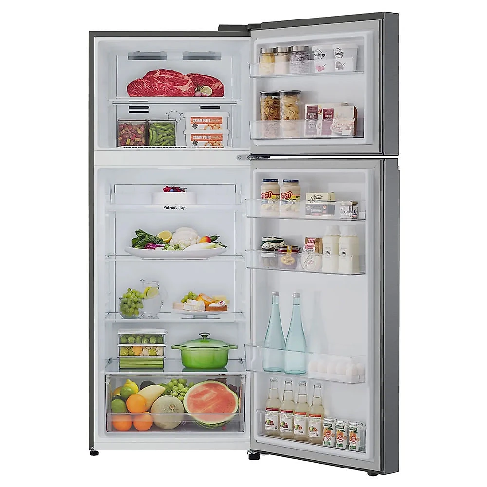 Geladeira LG Frost Free Inverter 395L Duplex GN-B392PLM2 Inox - 110V