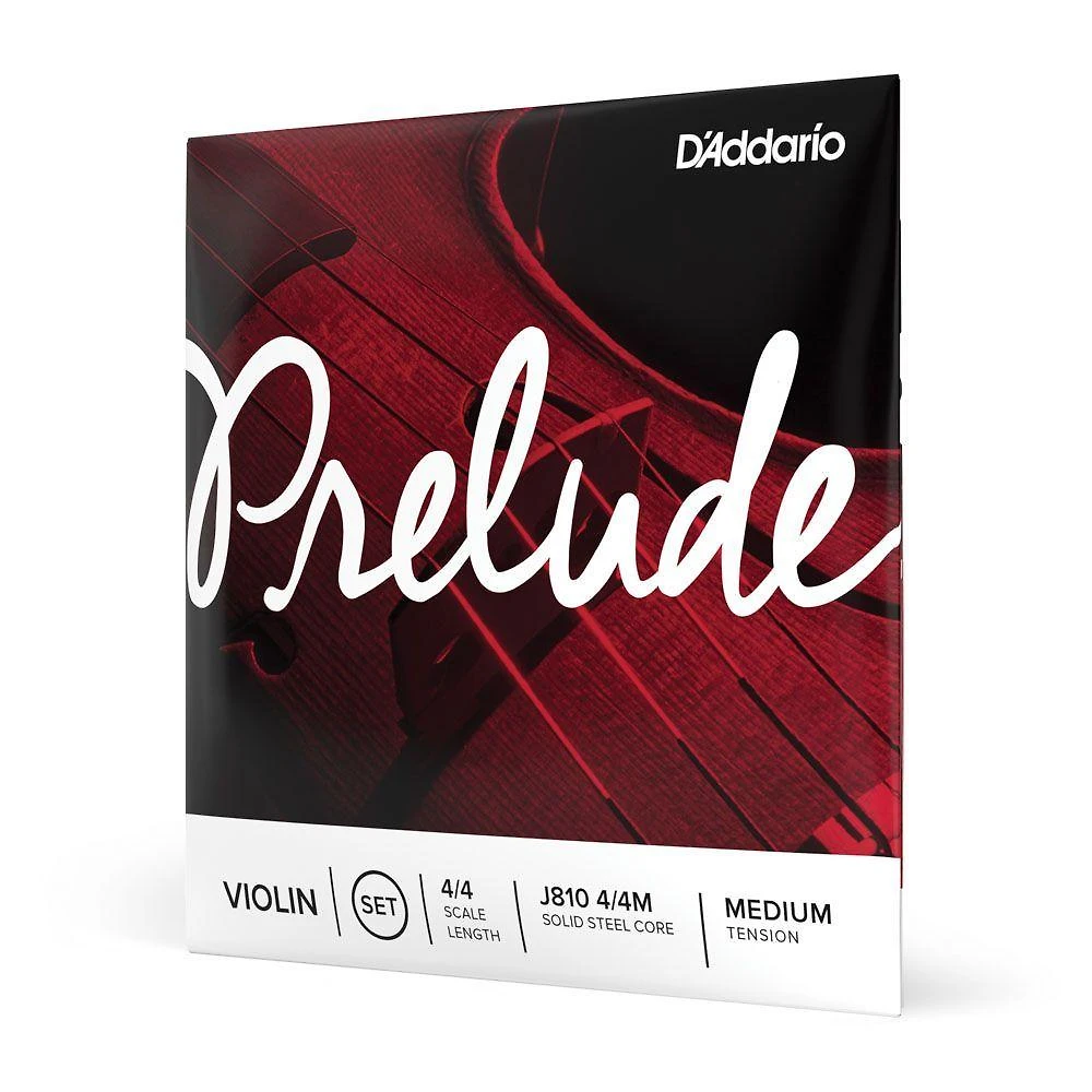 Encordoamento para Violino D'Addario Prelude J810 4-4 Tensão Média