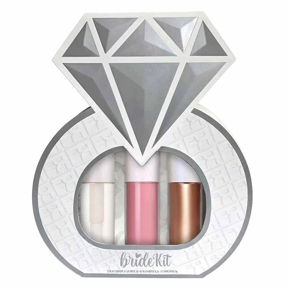 Fran Bride By Franciny Ehlke Kit - Gloss + Iluminador + Blush