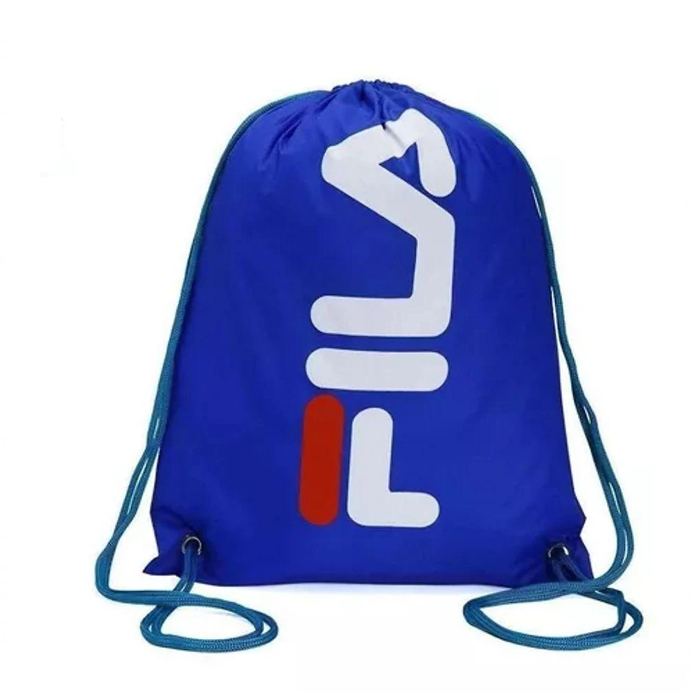 Mochila Fila Gym Sack Outline Poliester 43x34CM Azul Marinho Unissex