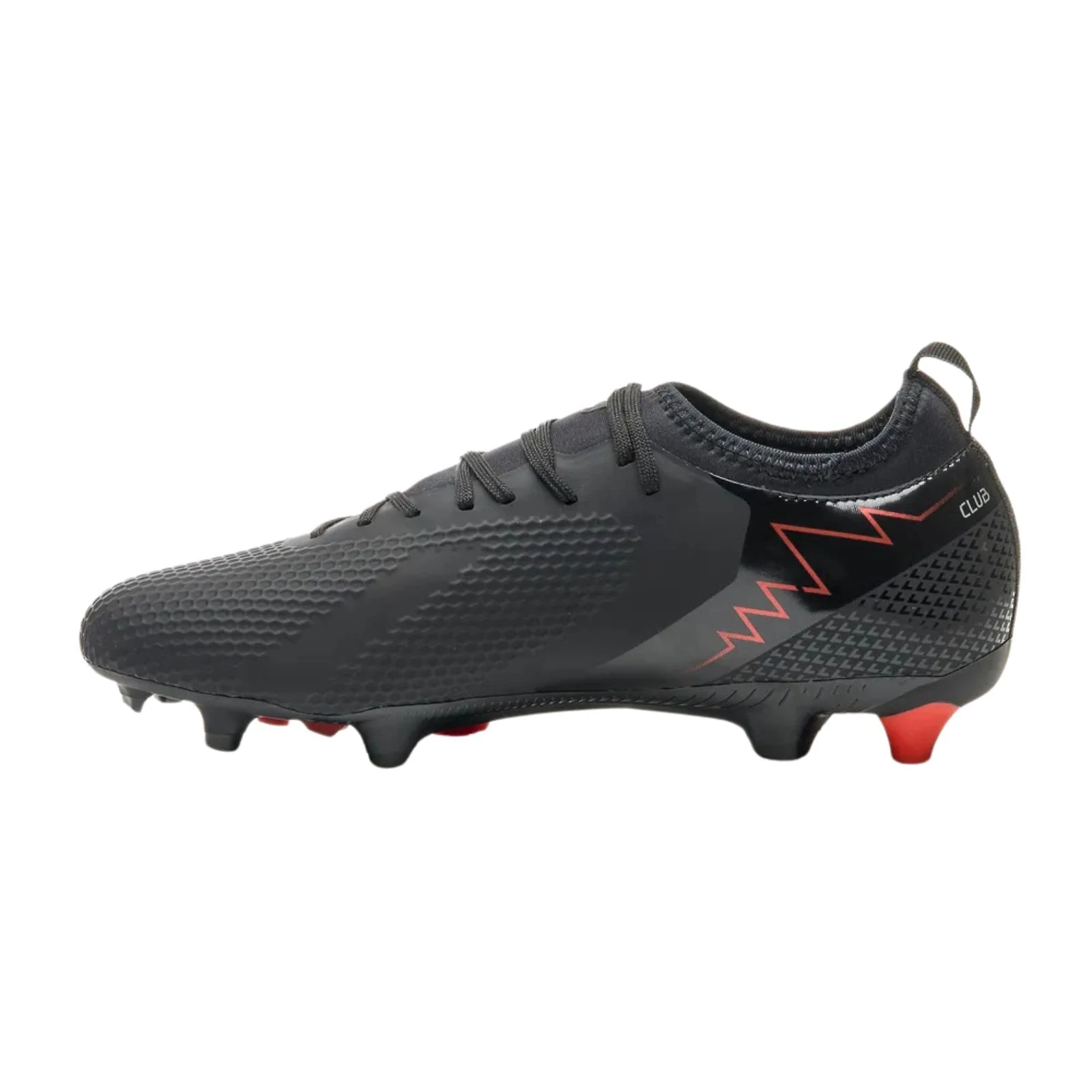 Miniatura Chuteira Campo Umbro Adamant Top Speed Club Preto/Vermelho/Branco TAM 37