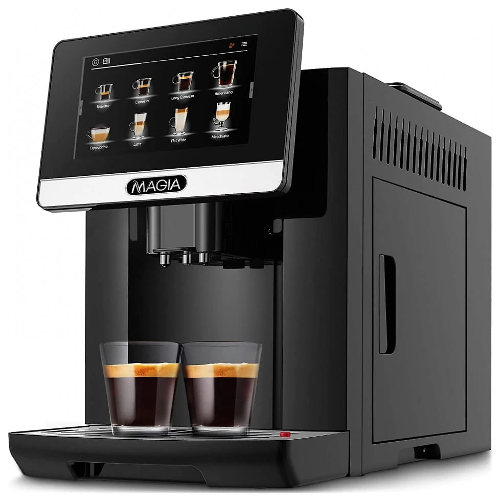 Máquina de Café Expresso Super Automática Zulay Magia com Moedor de Café e Controle Digital, 110V Preta