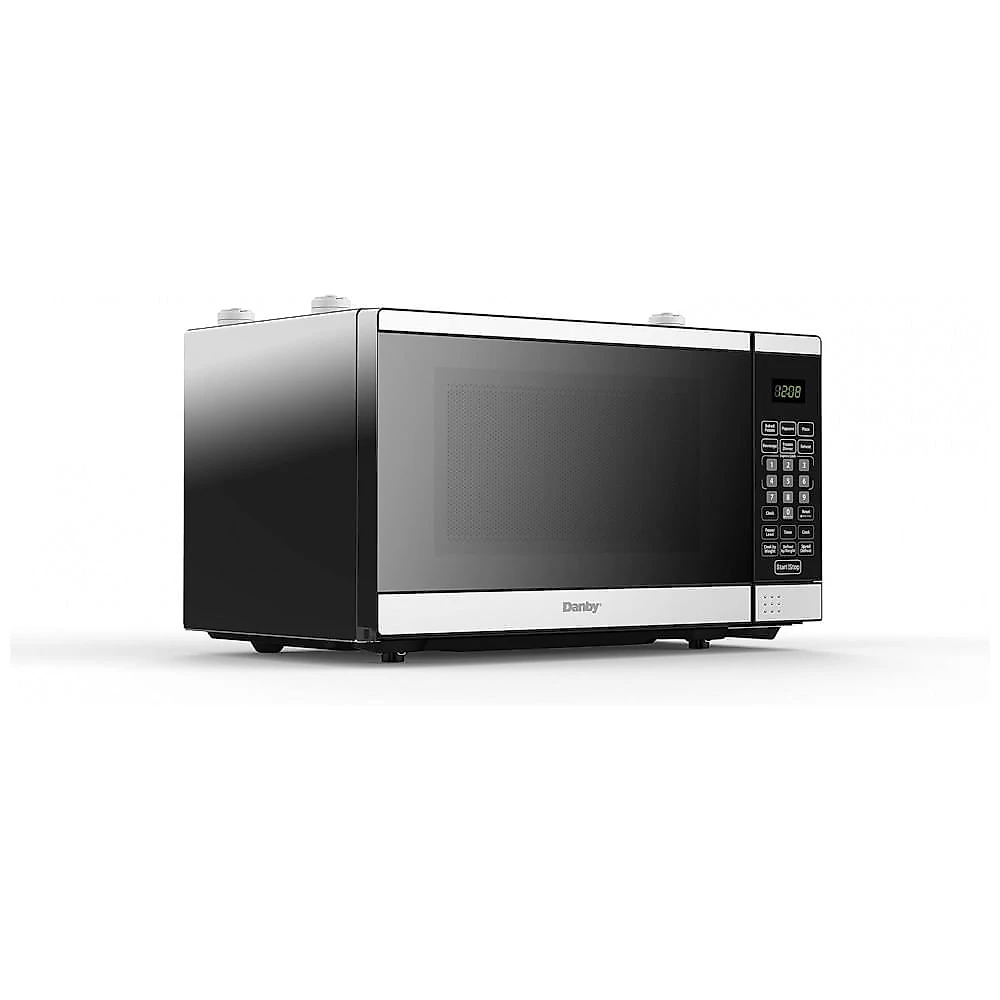 Micro Ondas de Bancada em Aço Inoxidável 19L com 6 Programas, 110V 700W, Danby DDMW007501G1, Prata
