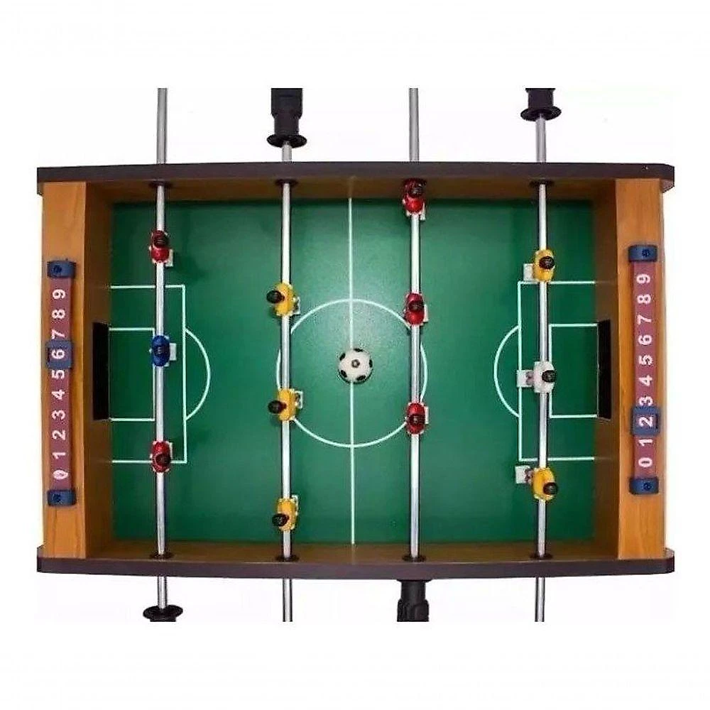 Mini Mesa Pebolim Mdf De Bancada 12 Jogadores 10x31x50
