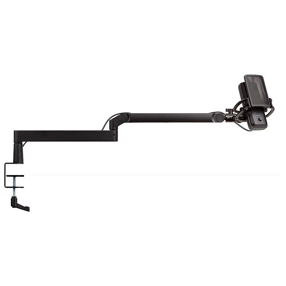 Suporte Elgato Wave Mic Arm LP articulado, canais para ocultar cabos, braçadeira de mesa versátil - 10AAN9901