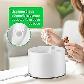 Umidificador de Ar Multilaser Easy Air HC290 Bivolt 1,8 L Ultrassônico Branco
