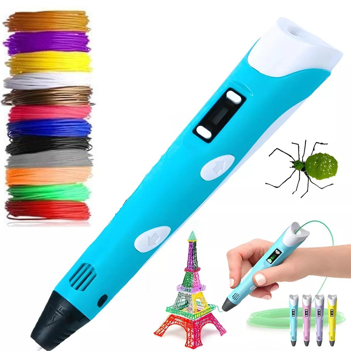 Miniatura Caneta 3D Infantil Criativa
