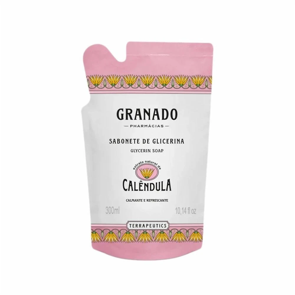 Sabonete Líquido Granado Terrapeutics Calêndula Refil 300ml