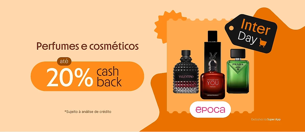 Epoca até 20% de cashback
