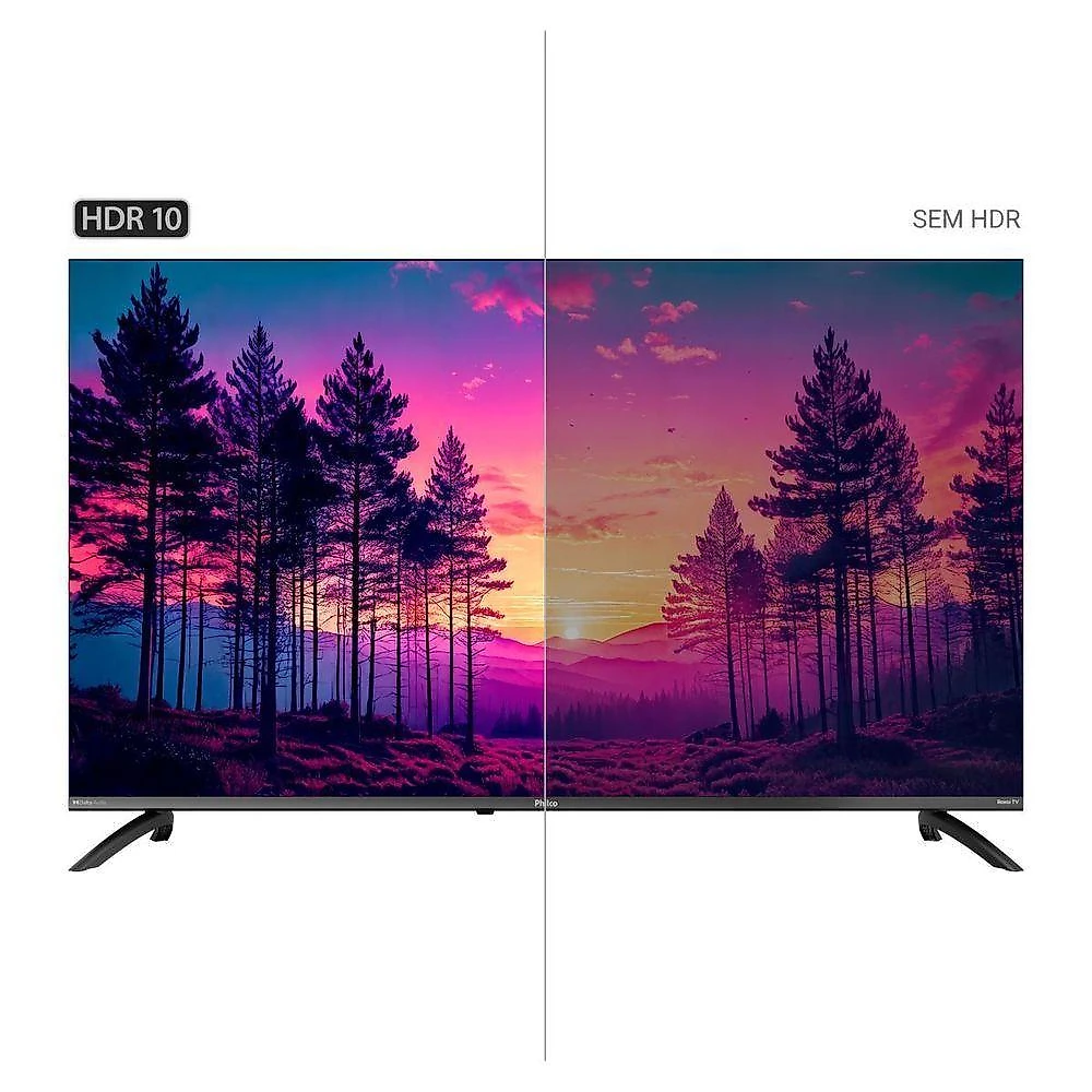 Smart TV Philco P49CRA 49" UHD 4K DLED Cinza com Roku TV HDR10 Bivolt