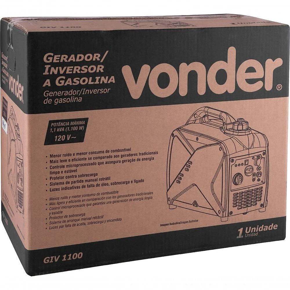 Inversor à Gasolina 1100W Giv 1100 Vonder 220V