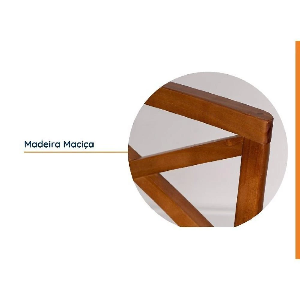 Conjunto Primavera Mesa de Jantar Madeira Maciça com 6 Cadeiras CabeCasa MadeiraOriginals Conjunto Primavera Mesa de Jantar Madeira Maciça com 6 Cadeiras CabeCasa MadeiraMadeira Marrom