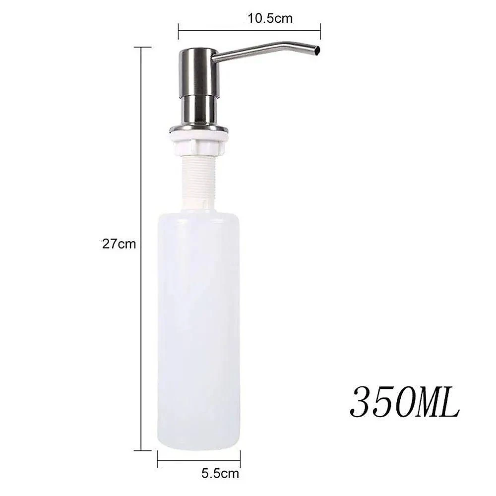 Dispenser Dosador Embutir Kit 10 Un Sabonete Liquido Detergente Sabao Pia Cozinha Banheiro Lavabo