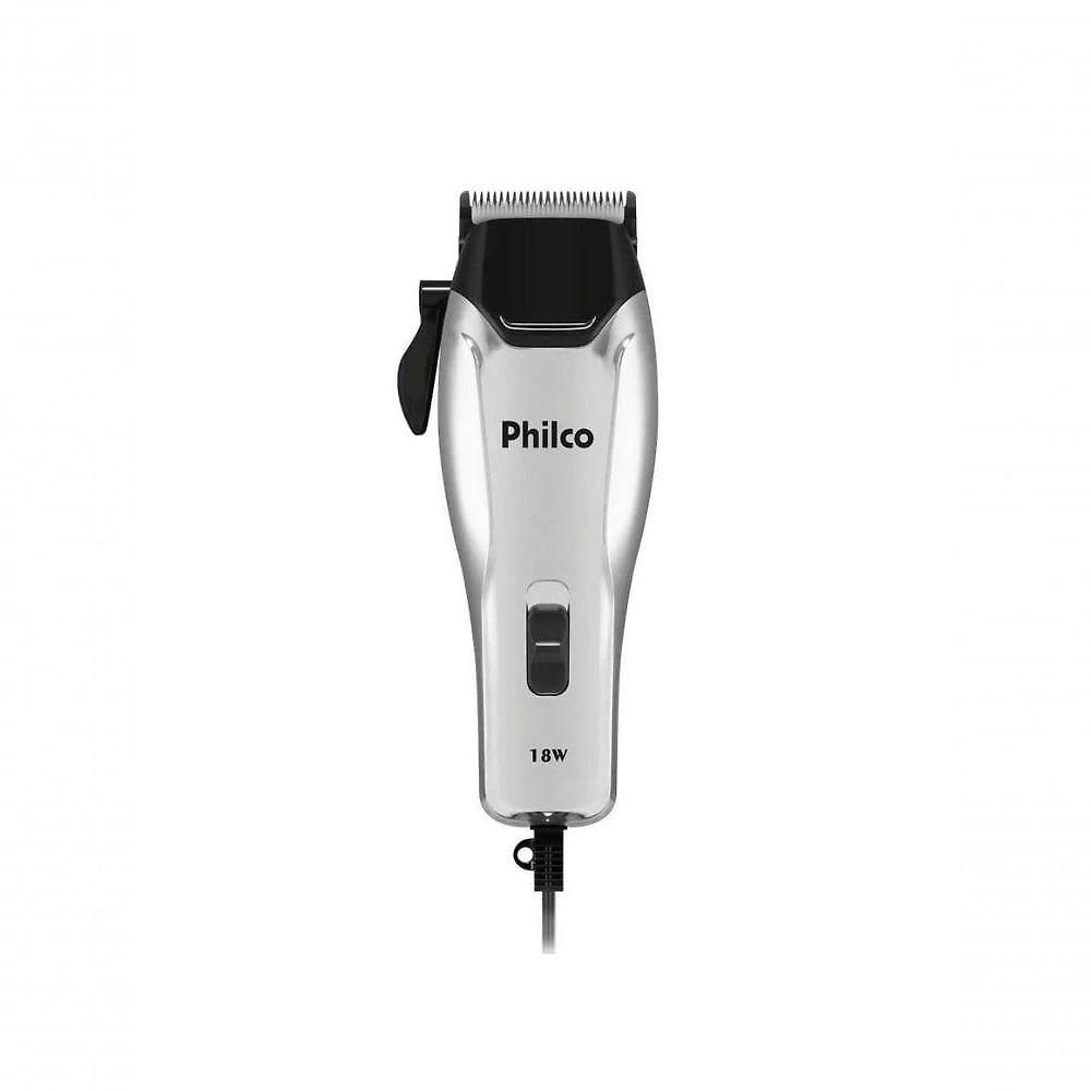 Cortador de Cabelos PCR04 para Uso Doméstico Lâmina Cerâmica com Cabo Elétrico Preto 110V