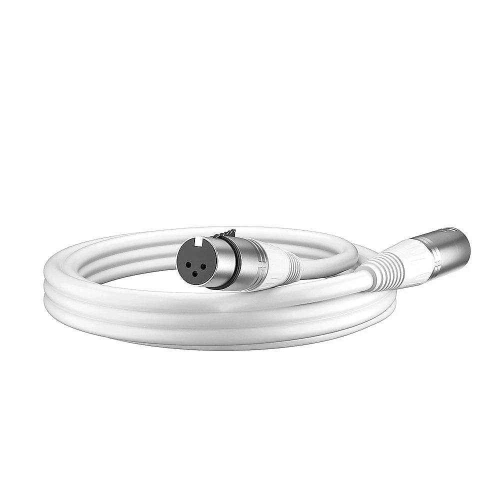 Cabo de Microfone Fifine L9, XLR Macho para Fêmea, 1.8m, Branco - L9CW