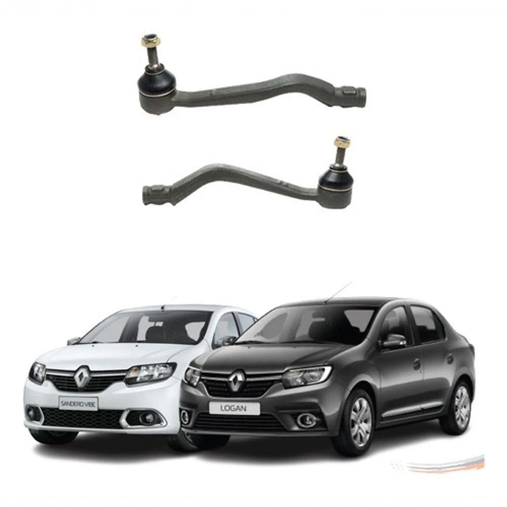 Terminal de Direção Par Direito e Esquerdo F103 Renault Logan e Sandero Após 2007 Amortex