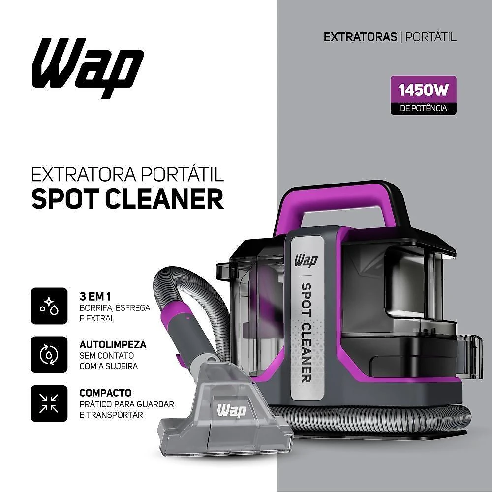 Extratora De Sujeiras Portátil WAP Spot Cleaner W3 110V