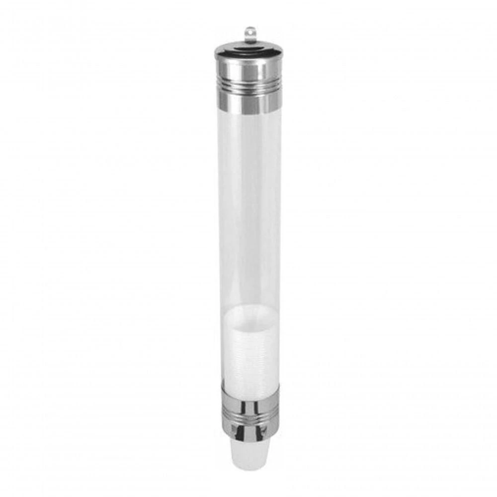 Dispenser A14 para Copos de Água 180-200ML em Aço Inox e PVC Inox Higipack