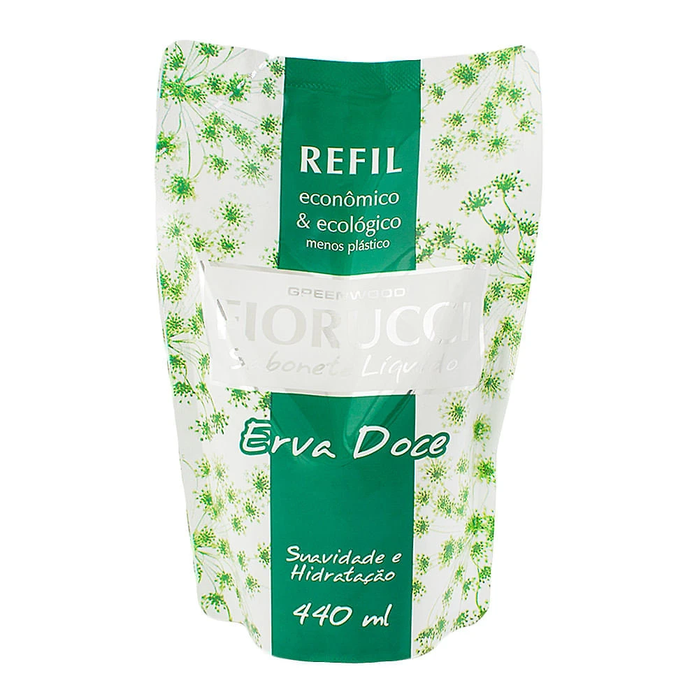 Sabonete Líquido Fiorucci Erva Doce Refil - 440ml