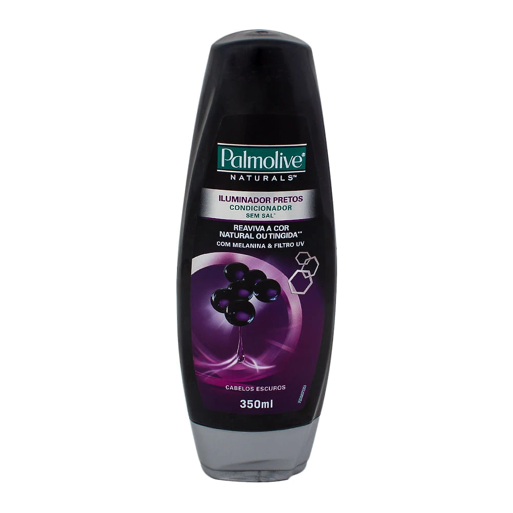 Condicionador Palmolive Naturals Iluminador Pretos Sem Sal com 350ml